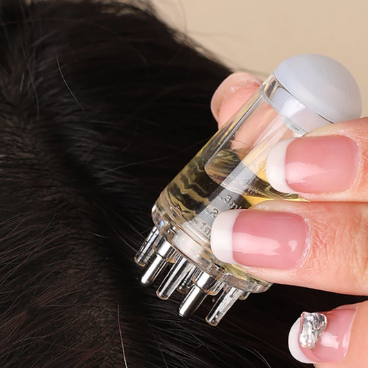 LED Scalp Massager And Hair Oil Applicator